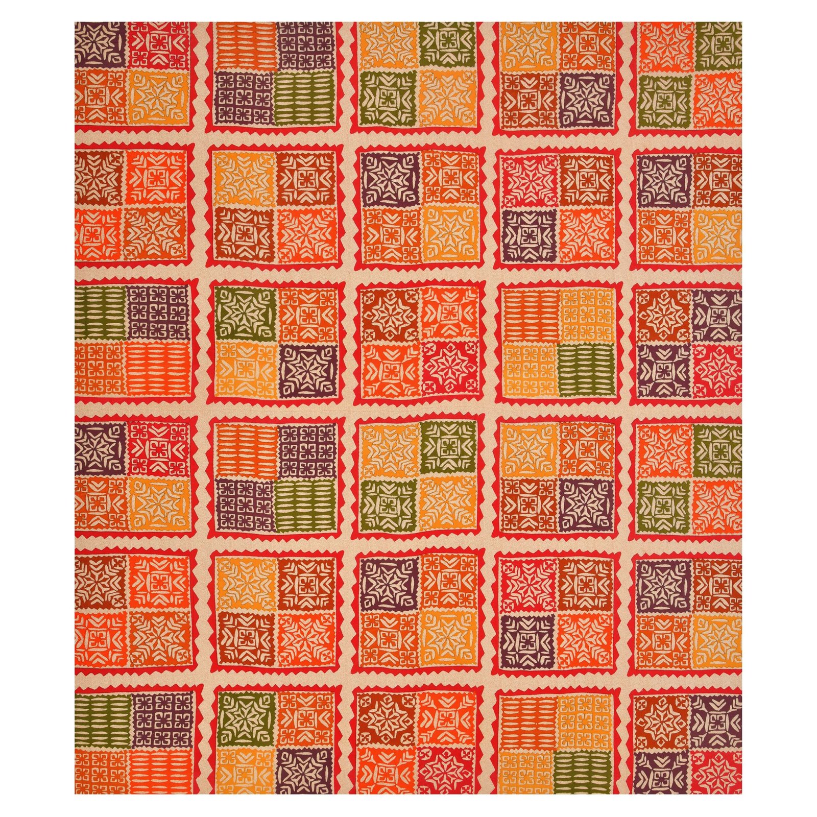 Rajasthani Traditionally Printed Cotton Doublebed Bedsheet With Pack of 2 Pillow Covers - Image 3